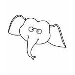 White Elephant with Glasses. t-shirts