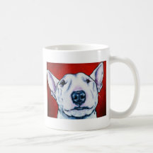 White English Bull Terrier Mugs