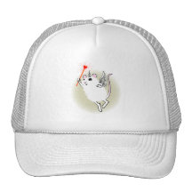 White Faerie Mouse Mesh Hat