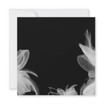 White Feathers Invitation