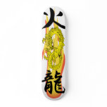 White Flame Fire Dragon remix Skateboards