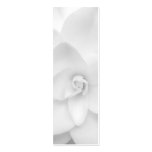 White Flower Bookmark business cards