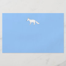White Fox. Personalized Flyer