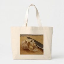 White Garlic Cloves Tote Bag
