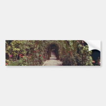 White Generalife, The Alhambra, Granada, Spain flo Bumper Sticker
