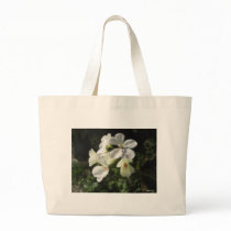 White Geraniums 1 - Simple Pleasures Canvas Bag