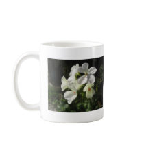 White Geraniums 1 - Simple Pleasures Coffee Mug