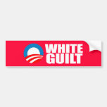 WHITE GUILT Bumpersticker Bumper Sticker