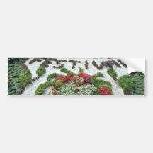 White Halifax Garden Festival flowers Bumper Sticker