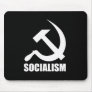 White Hammer & Sickle PC Mouse Pad