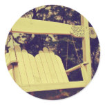 White Hanging Chair stickers