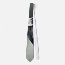 White-headed woodpecker custom tie