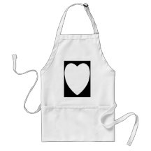 White Heart1 Aprons