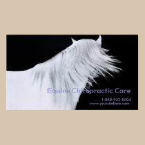 White Horse Head Three Panels business cards