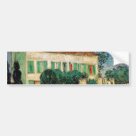 White house at night - Vincent van Gogh Bumper Stickers