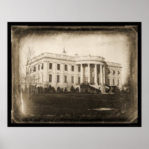 White House DC Daguerreotype 1846 Print