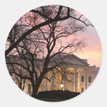 White House Night Scene Stickers