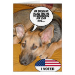 White-House Pet/German Shepherd Card