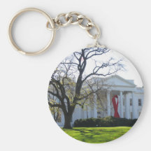 White House World AIDs Day Ribbon Keychains