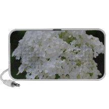White Hydrangea Speakers