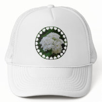 White Hydrangeas Baseball Hat
