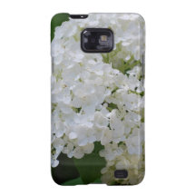 White Hydrangeas Samsung Galaxy Case