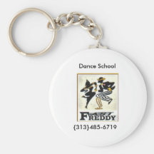 White Keychain