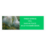White Kittens Bookmark