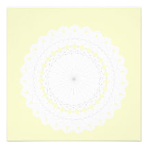 White Lace Style Pattern Graphic. Invites
