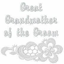 White Lace Wedding -  Great Grandmother - Groom