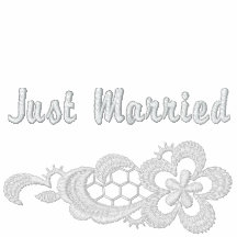 White Lace Wedding - Just Married