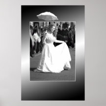White lady. poster