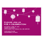 White Lanterns Invitation