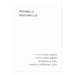 White LC Business Card Template