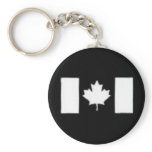 White Leaf Key Chain