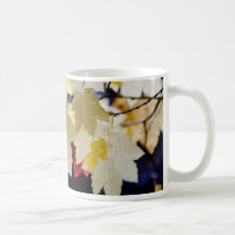 White Leaf Mug