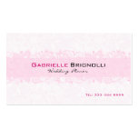 White & Light Pink Vintage Floral Lace Business Card Templates