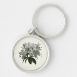 White Lilies Keychains
