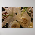 White Lily and Roses Posters