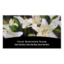 White Lily Business Card