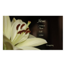 White Lily Business Card