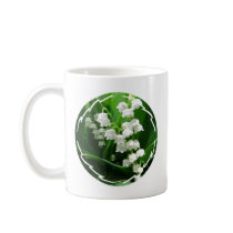 White Lily of the Valley Coffee Mug