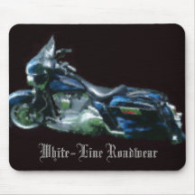 White-Line Mousepad