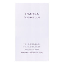 White LIV Business Card