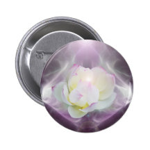 White lotus flower pin