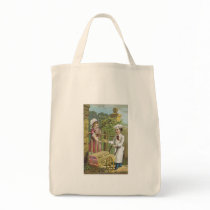 White Lustre Corn Starch Canvas Bag