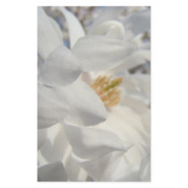 White Magnolia Flower stationery custom