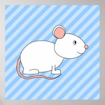 White Mouse. Poster
