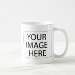 White mug two image template 11oz