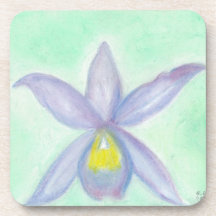 White Orchid Coaster